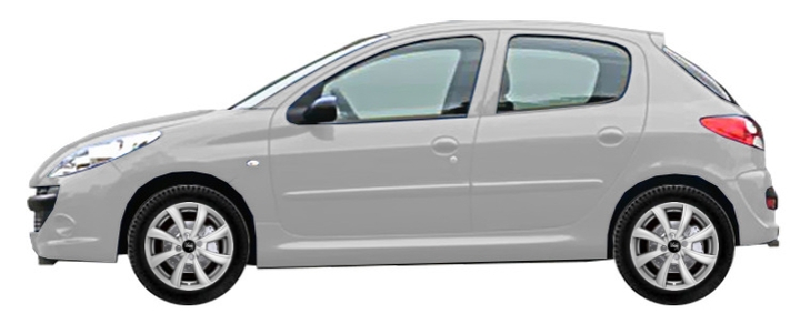   Peugeot 206plus 2A, 2J Hatchback 5d 1.4 2009-2012 ..