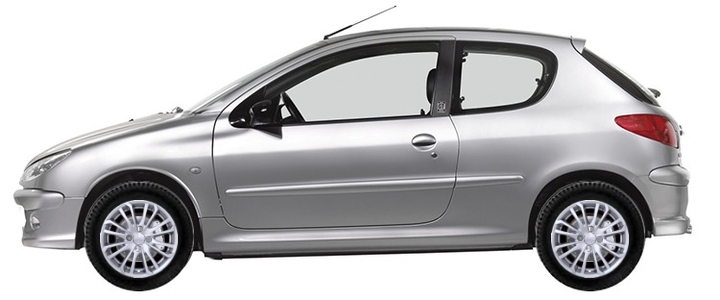   Peugeot 206 2C, 2H Hatchback 3d 1.6 16V 1998-2009 ..