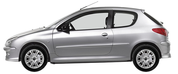   Peugeot 206 2C, 2H Hatchback 3d 1.6 16V 1998-2009 ..