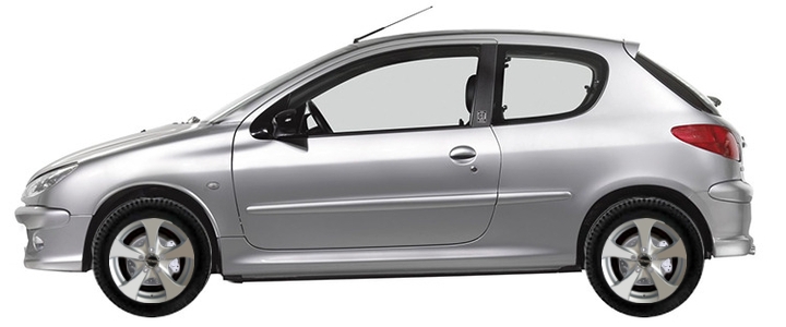   Peugeot 206 2C, 2H Hatchback 3d 1.6 16V 1998-2009 ..
