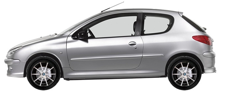   Peugeot 206 2C, 2H Hatchback 3d 1.6 16V 1998-2009 ..