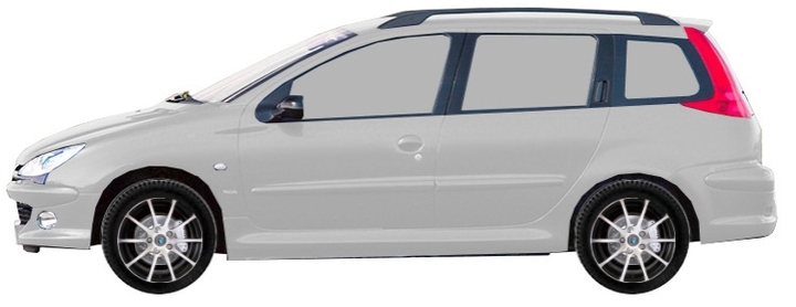   Peugeot 206 2E, 2K Wagon 1.6 16V 2002-2007 ..