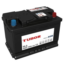  Tubor AGM 6CT-70 70A/h 720A