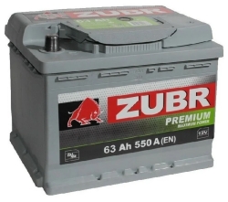  Zubr Premium 63Ah 63A/h 640A