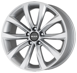  MAK Wolf Silver 7x17 5x112, ET40, 57.1