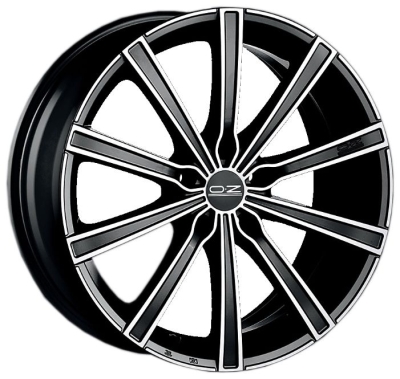 OZ Racing Lounge 10 MATT BLACK DIAMOND CUT 8x18 5x110 ET38 75
